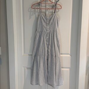 Urban Outfitters Black and White linen dress all cotton